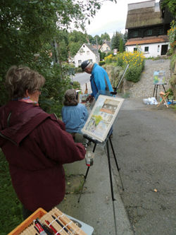 Titelbild Pleinair rund um das Reiterhaus
